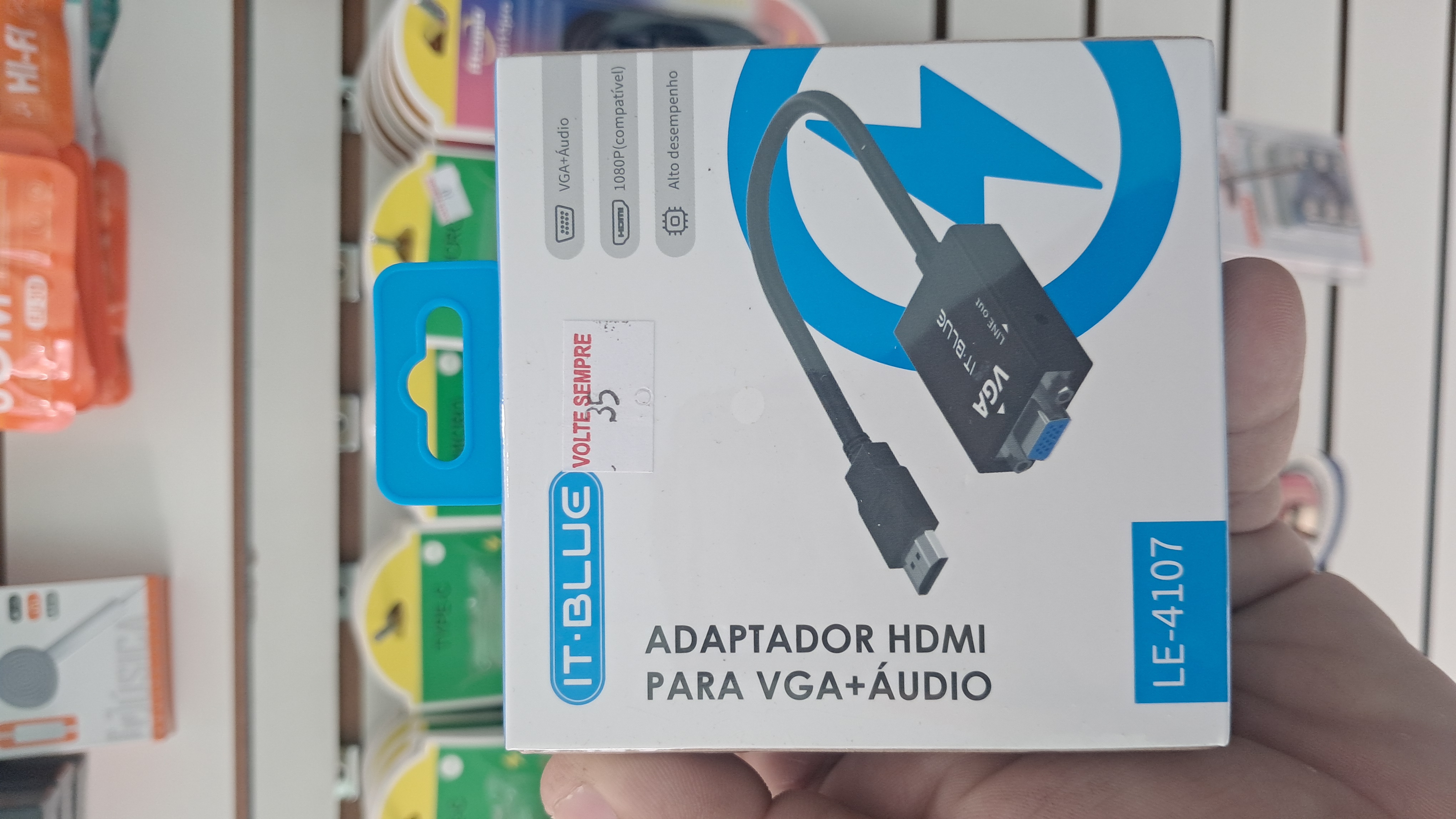 Conversor VGA para HDMI LE-4107