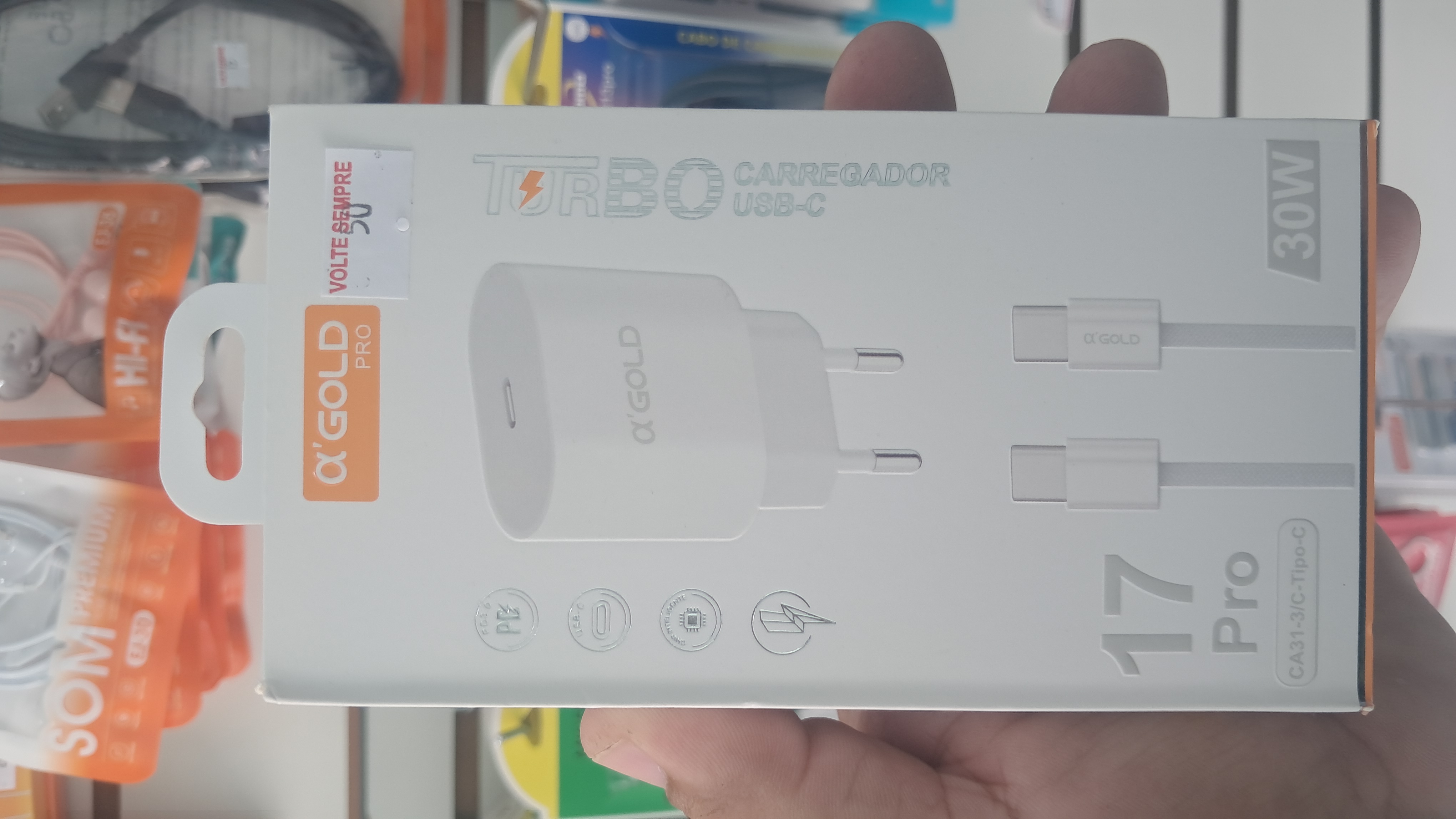 Carregador Gold Tipo-C