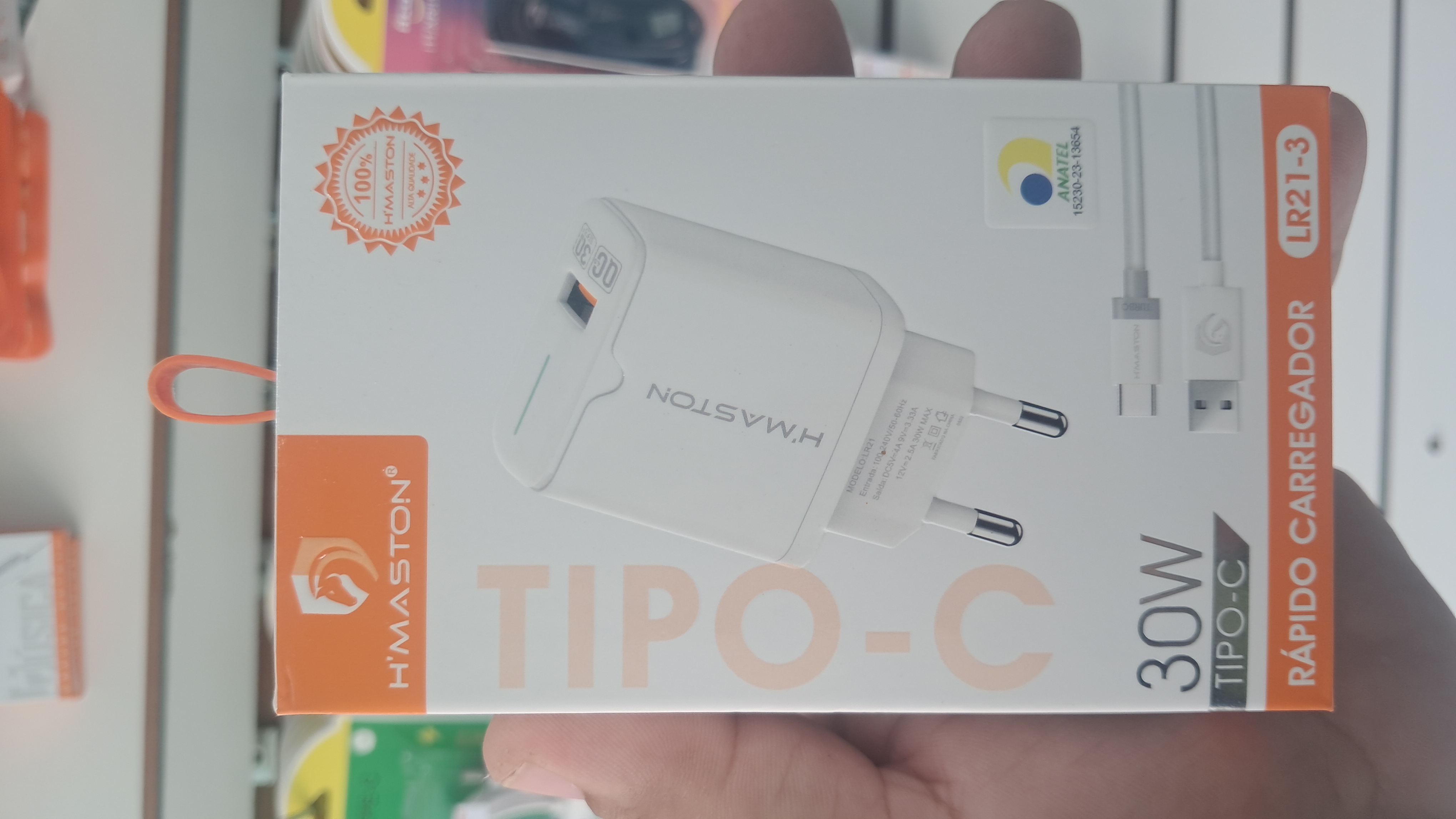 Carregador H'Maston 30w Tipo-C